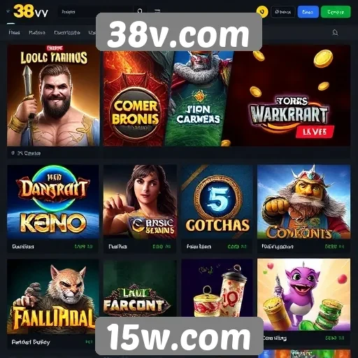 Análise das opções de jogos disponíveis no 38v.com