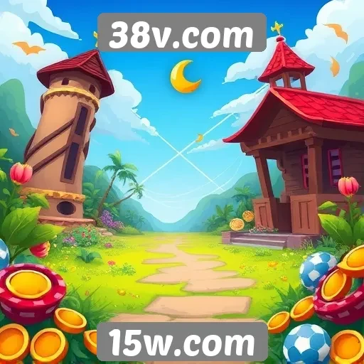 Variedade de jogos disponíveis no 38v.com